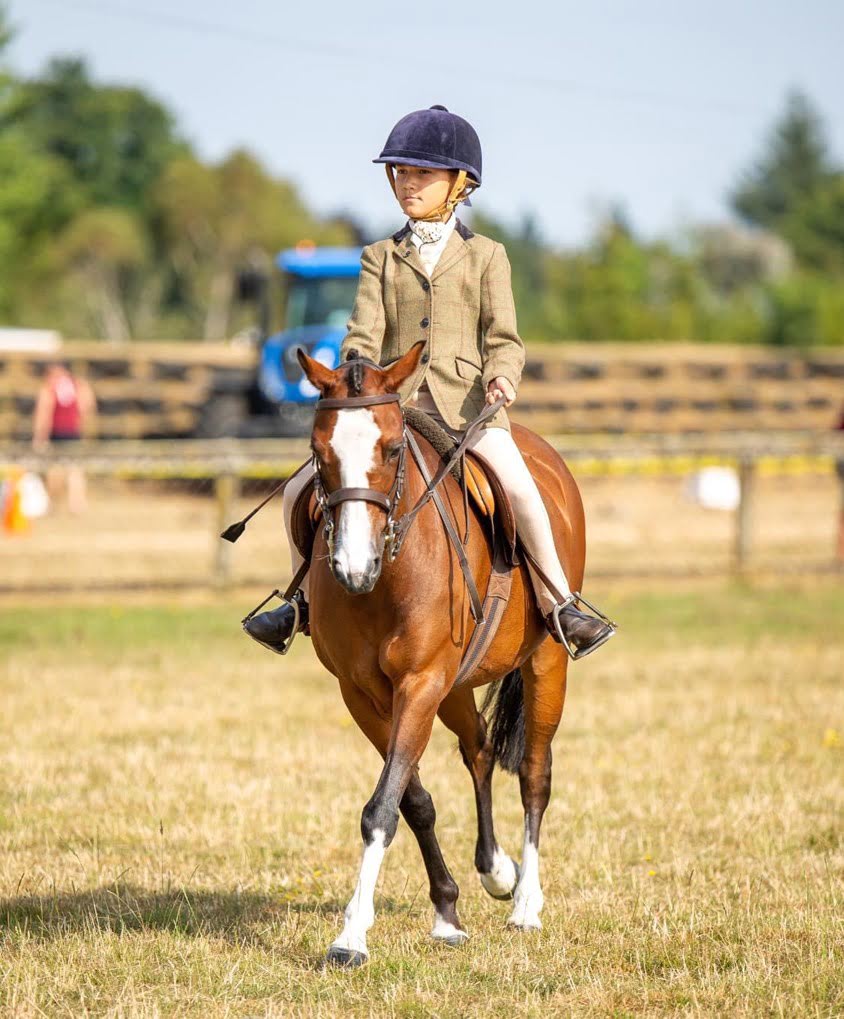 Kis on a horse at the Waimarino A&P Show - Visit Ruapehu.jpg